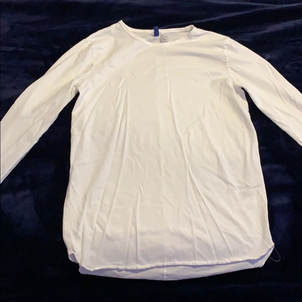 White Long Sleeve Divided H&M Brand